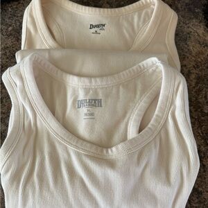 Duluth Trading racerback tank with shelf bra